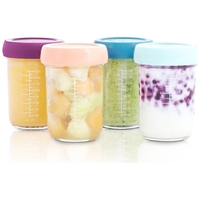 Набір скляних контейнерів Babymoov Babybols, 220 мл, 4 шт. (A004313) 