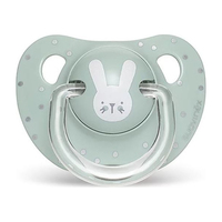 Анатомічна пустушка Suavinex Hygge: Затишні історії Зайчик, 18+ місяців, бірюзова (306580) 