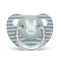 Анатомічна пустушка Suavinex Hygge: Затишні історії Зайчик, 6-18 місяців, бірюзова (306568) 