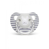 Анатомічна пустушка Suavinex Hygge: Затишні історії Зайчик, 6-18 місяців, сіра (306569) 