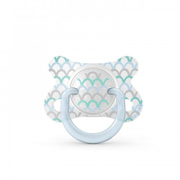 Силіконова фізіологічна пустушка Suavinex Memories Історії малюків, 2-4 місяці, блакитний (307464) 