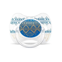 Силіконова фізіологічна пустушка Suavinex Couture, 18+ місяців, темно-синя (304233) 