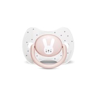 Фізіологічна пустушка Suavinex Hygge: Затишні історії Зайчик, 18+ місяців, рожева (306618) 