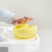 Дитяча силіконова миска з кришкою Olababy Lemon Жовтий (60511)