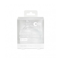 Змінна насадка повільний потік 0-3 міс. на пляшечку Olababy GentleBottle, 2шт. (82001) 