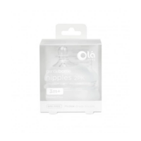 Змінна насадка середній потік 3-6 міс. на пляшечку Olababy GentleBottle, 2 шт. (82002) 