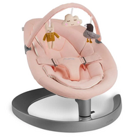 Шезлонг-гойдалка Nuna Leaf Grow Peach з іграшковою дугою, персиковий (SE10306PCHGL) 