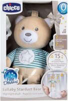 Игрушка музыкальная с ночником Chicco Звездный медвежонок, бежевый (11128.00)