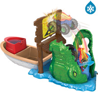 Ігровий набір Hot Wheels Полювання крокодила серії Зміни колір Monster Trucks (HGV14)