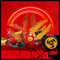 Конструктор LEGO Ninjago Рейдер Золотого дракона Кая (71773)