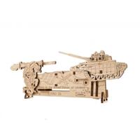 Деревянный механический 3D конструктор Ukrainian Gears Выстрелил-забыл (70181)