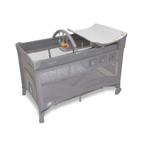 Манеж-ліжечко Espiro Dream 2022 Grey Themes (5906724205385) 