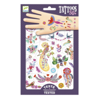 Наліпки на тіло Djeco Яскраві пташки (DJ09615) 