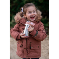 Металлический термопоильник Beaba, 350 мл, розовый (913522)