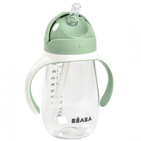 Дитячий поїльник з трубочкою Beaba, 300 мл, зелений (913533) 