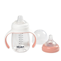 Навчальний поїльник Beaba 2 в 1, 210 мл, рожевий (913478) 