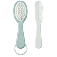 Дитячі гребінець і щітка Beaba, зелений (920366) 