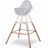 Комплект додаткових подовжуючих ніжок Childhome Evolu з підніжкою, натуральний/антрацит(CHEVOFTNANT) 