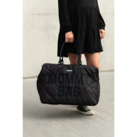 Сумка для мамы Childhome Puffered Black (CWMBBPBL)