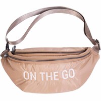 Сумка через плече Childhome Banana Bag Puffered Beige (CWBANAPBE) 