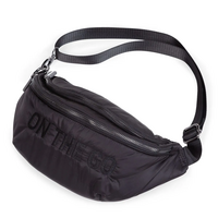Сумка через плече Childhome Banana Bag Puffered Black (CWBANAPBL) 
