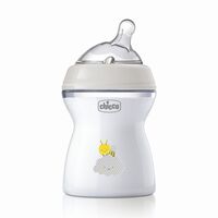 Пластикова пляшечка Chicco Natural Feeling, 250 мл, молочна (81323.30) 