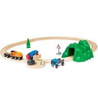 Дитяча залізниця BRIO з навантажувальним пунктом (33878)