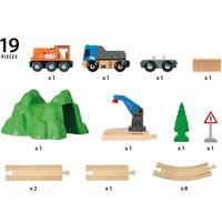 Дитяча залізниця BRIO з навантажувальним пунктом (33878)