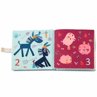 Розвиваюча м'яка книга Lilliputiens Вчимося рахувати (83274)