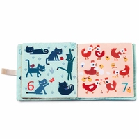 Розвиваюча м'яка книга Lilliputiens Вчимося рахувати (83274)