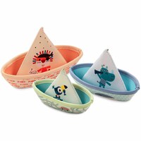 Іграшка для ванної Lilliputiens Три Кораблики Джунглі (83288) 