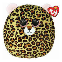 Дитяча подушка-іграшка TY Squish-a-Boos Леопард Livvie, 40 см (39221) 