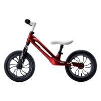 Дитячий біговел Qplay Racer із надувними колесами, червоний з білим (B-300RedWhite) 