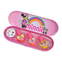 Набір лаків для нігтів Markwins Minnie металевий футляр (1599039E)