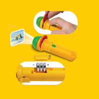 Фонарик-проектор Brainstorm – В мире животных (3 диска, 24 картинки) (E2012)