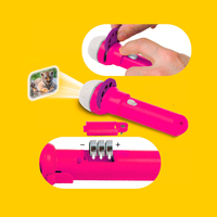 Ліхтарик-проектор Brainstorm – Чарівні та пухнасті тваринки (3 диски, 24 зображення) (E2043)