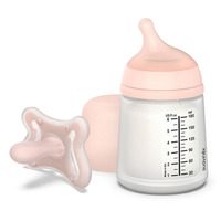 Набір Suavinex Zero.Zero: пляшечка антиколікова + силіконова пустушка (307775) 