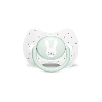 Силіконова фізіологічна пустушка Suavinex Hygge: Затишні історії Бірюзовий зайчик, 18+ місяців (306617) 