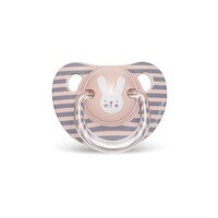 Анатомічна пустушка Suavinex Hygge: Затишні історії Рожевий зайчик, 6-18 місяців (306570) 