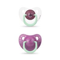 Анатомічна нічна пустушка Suavinex Фіолетове кошеня, 6-18 місяців, 2 шт. (306805) 