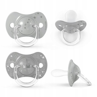 Фізіологічна пустушка Suavinex Чарівні історії Срібна корона, 18+ місяців, 2 шт. (307344) 