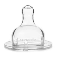 Силіконова кругла соска Suavinex для густої їжі, 4+ місяці (300841) 