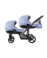 Універсальна коляска 2 в 1 для двійні Bebetto B42 New 02, блакитний (505.28.17.002)