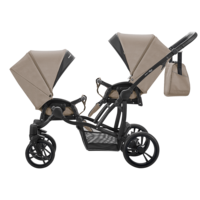 Універсальна коляска 2 в 1 для двійні Bebetto B 42 New 01, бежевий (505.28.17.001)