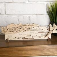 Дерев'яний механічний 3D конструктор Ukrainian Gears Привид Києва атакує (70187)