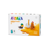 Набор самозатвердевающего пластилина Липака – Домашние птицы: Утка, гусь, курица (60039-UA01)