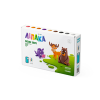 Набір пластиліну, що самостійно твердіє, Ліпака – Лісові звірі: Ведмедик, олень, кабанчик (60044-UA01)  