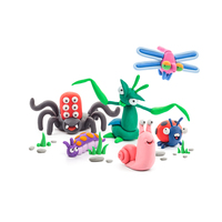 Набір пластиліну, що самостійно твердіє, Ліпака – Комахи: Сонечко, равлик, бабка (60030-UA01)