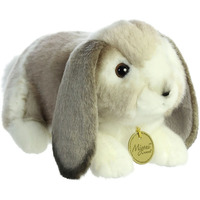М'яка іграшка Aurora Голандський висловухий кролик, сірий, 23 см (201090B) 