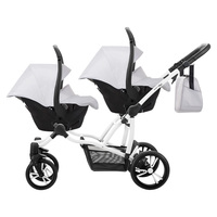 Універсальна коляска для двійні Bebetto 42 New 03, світло-сірий (505.28.17.003)